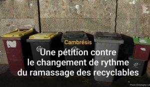 Une pétition contre le changement de rythme du ramassage des recyclables
