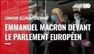 VIDÉO. Le discours d'Emmanuel Macron devant le Parlement européen