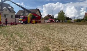 Incendie dans un pavillon de Saint-Parres-aux-Tertres