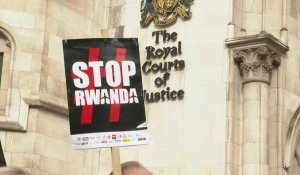 Royaume-Uni: manifestation devant Haute-Cour de Londres contre l'expulsion de migrants au Rwanda