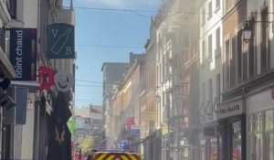 Incendie rue de la Casquette à Liège