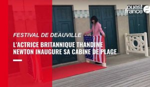 Festival de Deauville. Thandiwe Newton inaugure sa cabine