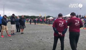 VIDEO. L'heure de la finale pour le championnat de France de pétanque des pompiers, en Finistère