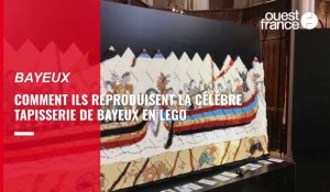 VIDÉO. Comment ils reproduisent la célèbre Tapisserie de Bayeux avec 60 000 Lego®