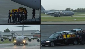 L'avion transportant le cercueil de la reine Elizabeth II atterrit à Londres