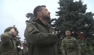 Ukraine : Zelensky se rend à Izioum, ville clé reprise aux Russes