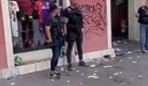 La boutique officielle de l'OGC Nice vandalisée par les supporters de Cologne avant le match