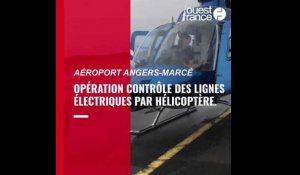 VIDÉO. Dans le Maine-et-Loire, un hélicoptère surveille les lignes électriques