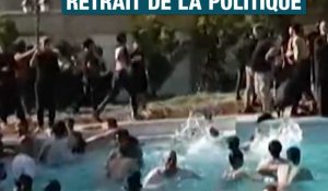 Bagdad: les partisans de Sadr se baignent dans la piscine du bâtiment gouvernemental