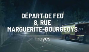Début d'incendie à Troyes à 4h15 mardi 30 août