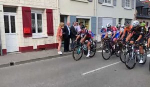 Cyclisme - Le départ du Grand Prix de la Somme