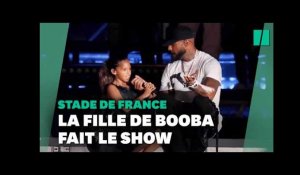 Au Stade de France, Booba fait chanter sa petite fille Luna