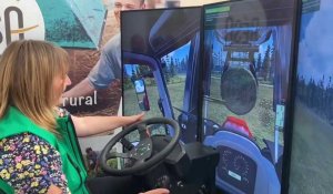 Hazebrouck : un simulateur de conduite de tracteur pour séduire