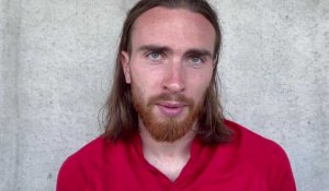 Foot (N1): interview de Nyssen, défenseur du RFC Liège, après le succès 5-0 sur Boom