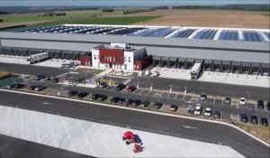 Plateforme logistique Auchan à Saint Sauveur Video Fred Haslin