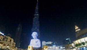 Dubaï: hommmage à Elizabeth II sur le Burj Khalifa