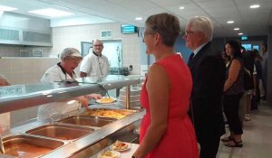 Béthune : personnels et élus testent le nouveau restaurant scolaire du collège Verlaine