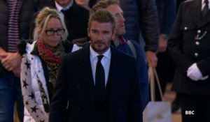 Londres: David Beckham parmi la foule venue voir le cercueil de la reine