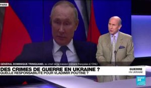 Crimes de guerre en Ukraine ? : Quelle responsabilité pour Vladimir Poutine