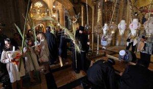 NoComment : célébrations de Pâques en l'église du Saint-Sépulcre à Jérusalem