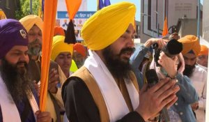 Les Sikhs célèbrent Vaisakhi dans les rues de Bobigny et appellent à la liberté religieuse