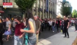 VIDÉO. À Rennes, 500 personnes manifestent contre le racisme et les idées d'extrême-droite