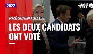 VIDÉO. Présidentielle : Emmanuel Macron et Marine Le Pen ont voté dans le Pas-de-Calais
