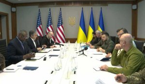 Ukraine : Volodymyr Zelensky rencontre Antony Blinken et Lloyd Austin