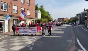 Deux cents personnes au défilé du 1er-Mai à Douai
