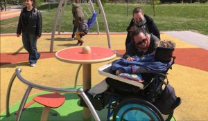 Un nouvel aire de jeux accessible aux jeunes handicapés