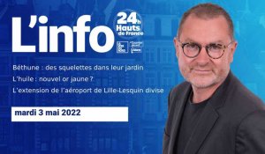 Le JT des Hauts-de-France du mardi 3 mai 2022