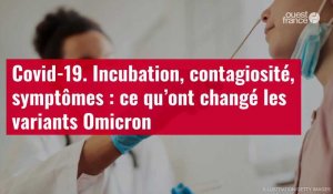 VIDÉO. Covid-19 : incubation, contagiosité, symptômes : ce qu’ont changé les variants Omicron