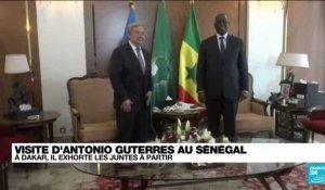 Visite d'Antonio Guterres au Sénégal  : l'ONU inquiète des conséquences de la guerre en Ukraine