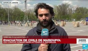 Ukraine : à Zaporijja, l'attente du convoi humanitaire transportant les civils qui fuient Marioupol