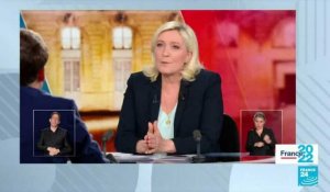 Débat présidentiel : Le Pen répond à Macron sur ses accusation de dépendance envers la Russie