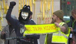Julian Assange se rapproche d'une extradition aux Etats-Unis: réactions de partisans