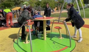 Arras : des jeux inclusifs parc des Rosati