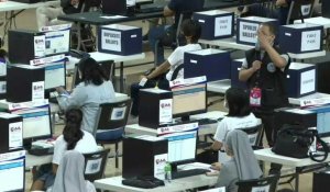 Images du dépouillement des votes aux Philippines, Marcos Jr remporte l'élection présidentielle