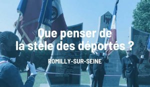 Que penser de la stèle des déportés de Romilly-sur-Seine ?
