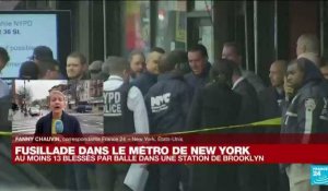 Fusillade dans le métro de New York : au moins 13 blessés par balle à Brooklyn