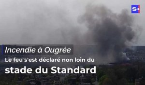 Ougrée : un incendie s'est déclaré non loin du stade du Standard de Liège