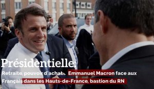 Présidentielle: Macron face aux habitants des Hauts-de-France, bastion du RN 