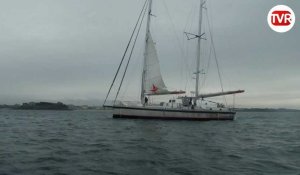 VIDÉO. Le voilier Grain de Sail est parti de Saint-Malo