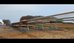 Illois. Immersion sur le chantier de parc éolien