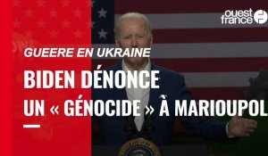 VIDÉO. Guerre en Ukraine : Biden parle d’un « génocide » à Marioupol