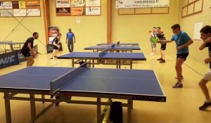 Stage d'entraînement avec un club britannique pour le club de tennis de table des Villes Soeurs