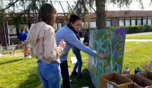 Aire-sur-la-Lys : initiation au graff à l'école d'art