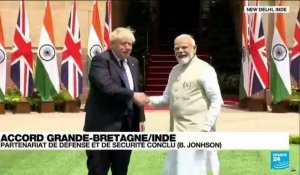Grande-Bretagne/Inde : accord de sécurité et de défense conclu entre B. Johnson et N. Modi