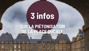 Trois infos sur la piétonisation de la place Ducale