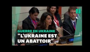 Amal Clooney interpelle les pays de l'ONU pour juger les crimes de guerre en Ukraine